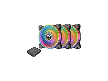 thermaltake - Riing Quad 12 white triple pack x2セット Riing Quad 12 RGB Radiator Fan TT Premium Edition 3 Fan Pack